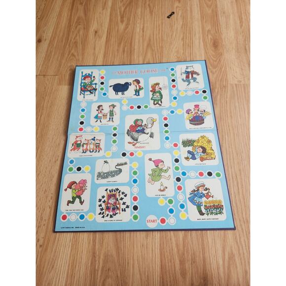 Vintage Cadaco Mother Goose Board Game 1971 Board Only Replacement Piece - Picture 1 of 7